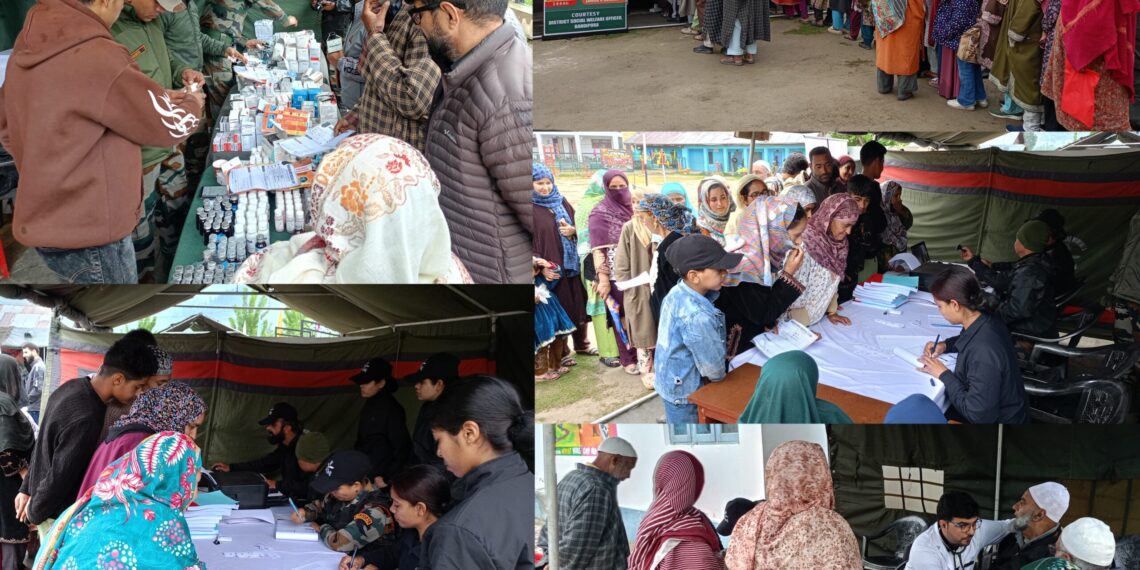 Free Medical Camp held at GHSS Mantrigram Bandipora