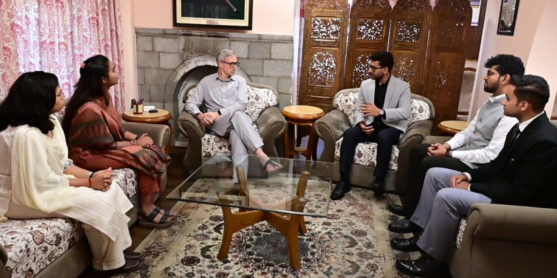 IAS probationers of AGMUT Cadre call on CM Omar