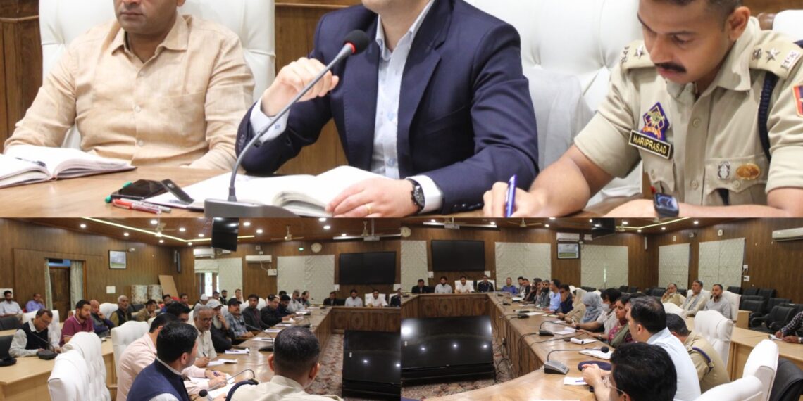 DC Budgam reviews arrangements for holy month of Muharram-ul-Harram