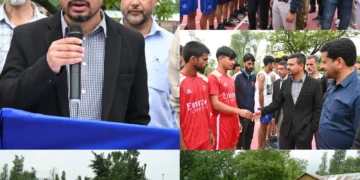 Nasha Mukt Bharat Abhiyaan : DC Kulgam inaugurates Basketball Tournament at Manzgam