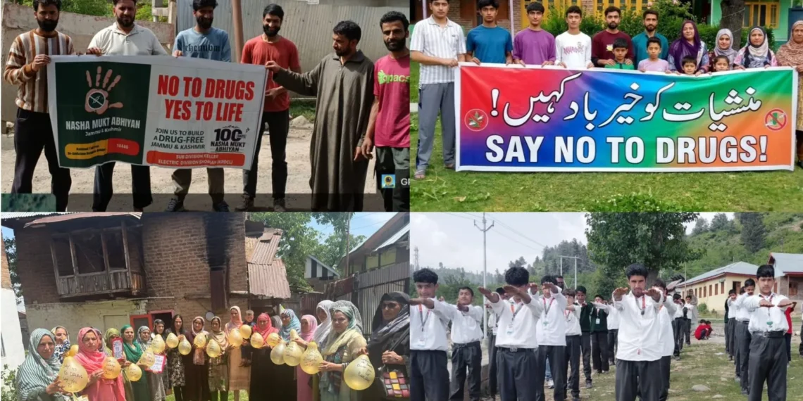 Awareness, sports activities held under 100 day Nasha Mukt J&K Abhiyan in Shopian