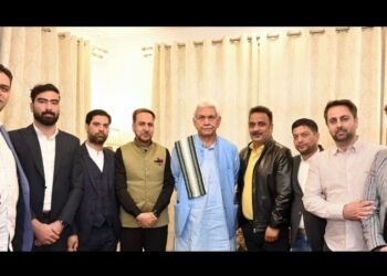 Delegation call on LG Sinha