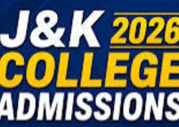 UG Admissions 2026-27 begins across J&K Degree Colleges