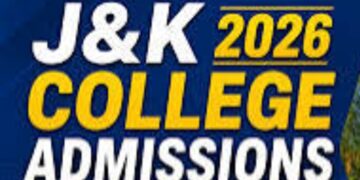 UG Admissions 2026-27 begins across J&K Degree Colleges