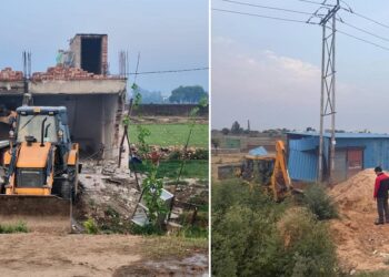 JDA carried out demolition drive along Ring Road