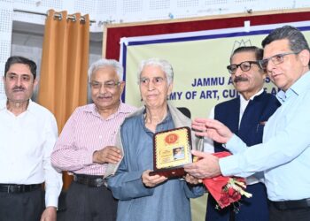 JKAACL pays musical tribute to Sarvanand Koul Premi