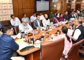 Ministers review desilting, micro irrigation works