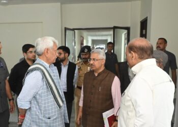 LG conducts on-site inspection of SASB Yatri Niwas at Pantha Chowk