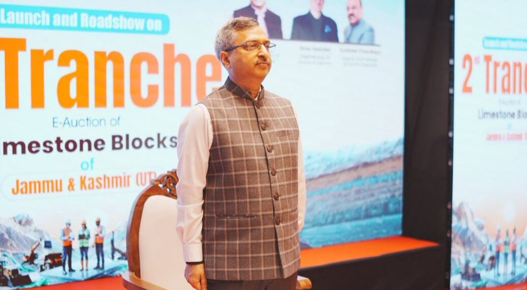 Ministry of Mines launches 2nd tranche of limestone block auctions in Srinagar