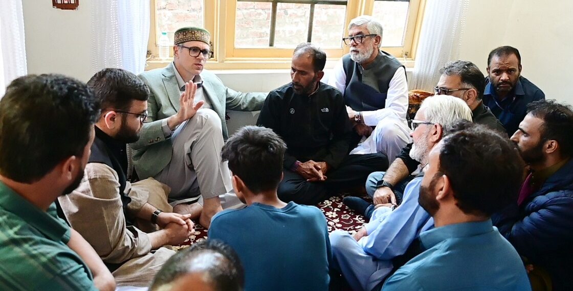 Budgam minor’s rape and murder :CM Omar meets bereaved family; assures justice, speedy trial
