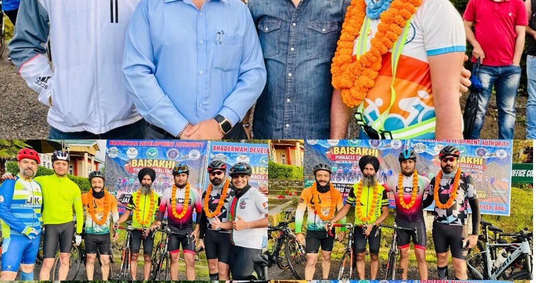 Pedal to the Peak : 190 KM Baisakhi Pinnacle Cycling Challenge promotes Tourism, Fitness in Bhaderwah