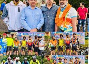 Pedal to the Peak : 190 KM Baisakhi Pinnacle Cycling Challenge promotes Tourism, Fitness in Bhaderwah
