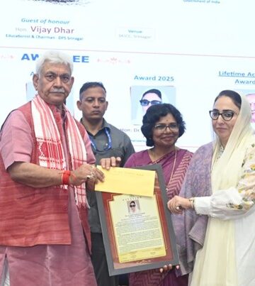 === ‘Lal Ded National Award Ceremony’ ===  Nari Shakti exemplifies sacrifice, compassion, equality: LG Sinha