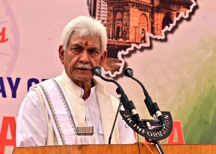 PM Modi inspired citizens to transform resolve into action: LG Sinha