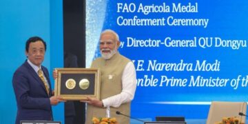 PM Modi receives prestigious FAO Agricola Medal