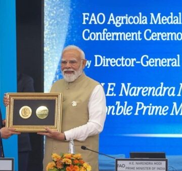 PM Modi receives prestigious FAO Agricola Medal