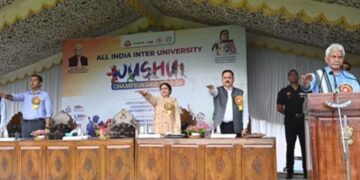 === All India Inter-University Wushu Championship ===  Athletes role models for India’s gen-next: LG Sinha