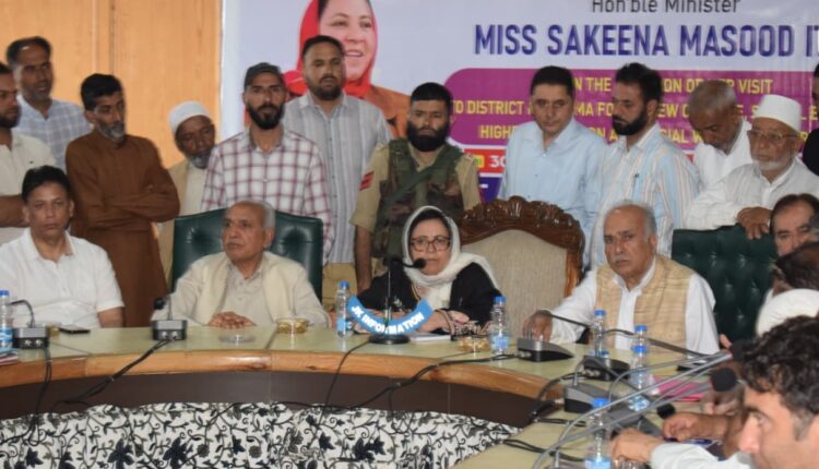Adopt people-centric approach, ensure improved delivery of public services: Sakeena Itoo to Officers