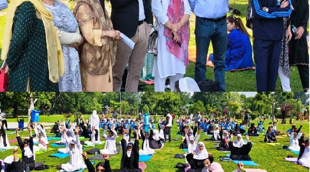 NMBA: Yoga Awareness event held at Polo Ground Srinagar