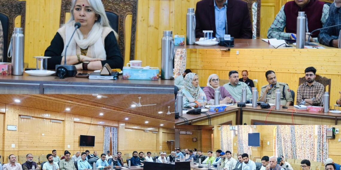 DC Bandipora chairs stakeholder meeting on draft GIS-based Master Plan 2026–2046