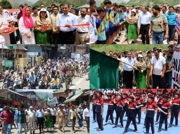 Ramban admin organises mega padyatra at Banihal