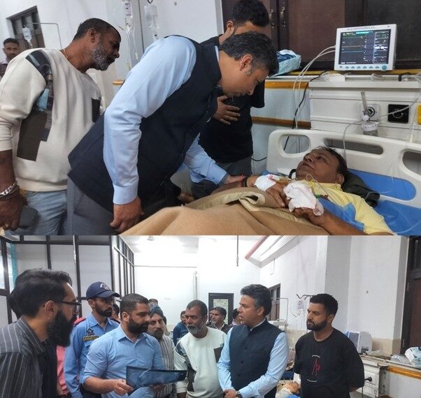 Pahalgam accident: DC visits injured tourists at GMC Anantnag