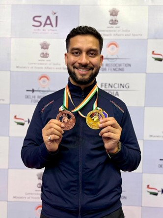 === Senior Fencing Sabre World Cup === JKSC congratulates Vishal Thappar on selection
