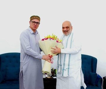 CM Omar meets HM Amit Shah, discusses J&K statehood