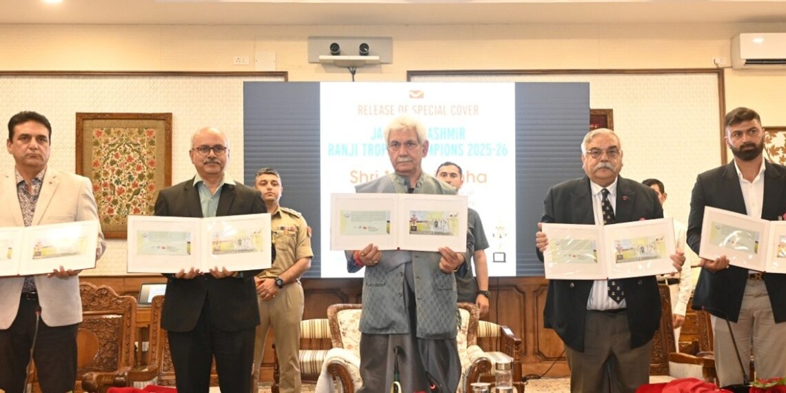 LG releases Special Cover on J&K Ranji Trophy Champions 2025-26