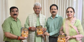 Book ’42 Years, 42 Lessons’ presented to LG Sinha