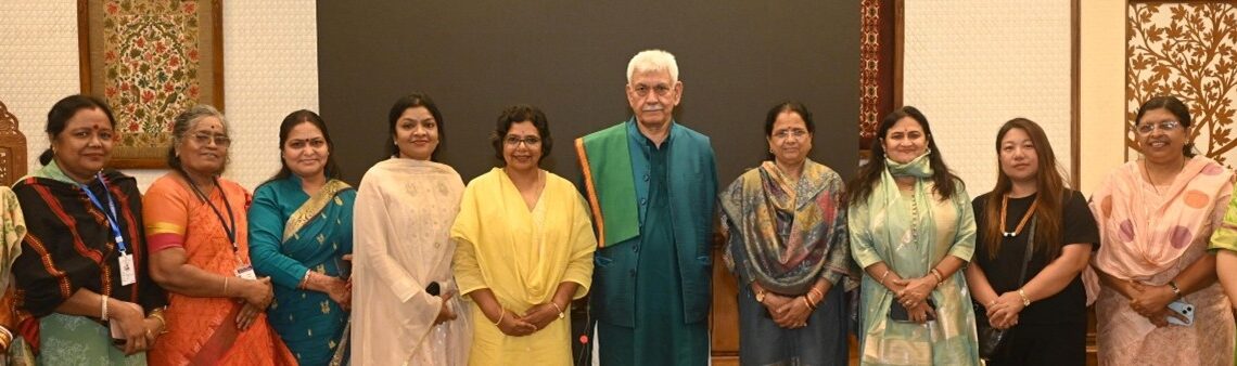 NCW Chairperson, Vishwagram Trust, KCCI delegations call on LG Sinha