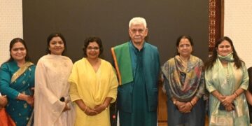 NCW Chairperson, Vishwagram Trust, KCCI delegations call on LG Sinha