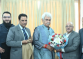 A delegation of Civil Society Forum Kashmir Health called on Lieutenant Governor Manoj Sinha on Monday. The members hailed the Nasha Mukt J&K campaign aimed at eradicating the drug menace from the Union Territory.