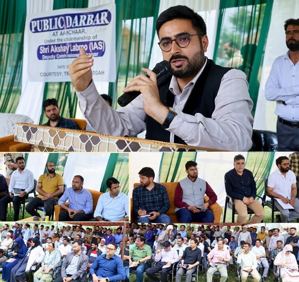 DC Srinagar inspects civic infrastructure in Shahr-e-Khaas areas