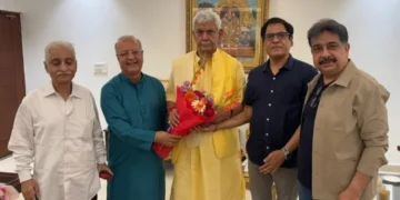 Delegations call on LG Sinha