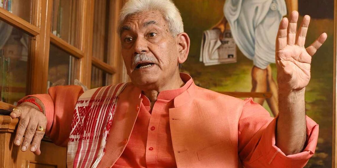 Recruitment in terror ranks negligible: LG Manoj Sinha