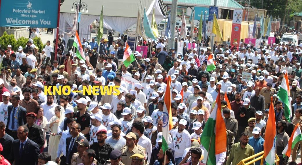‘Jan Andolan’: Thousands join LG-led anti-drug Padyatra in Srinagar