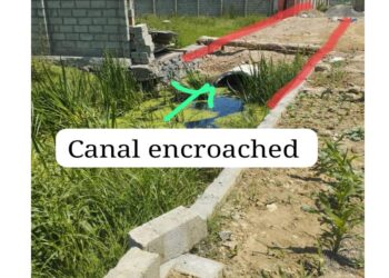 Pampore Irrigation Dept reclaims encroached canal in Nowgam
