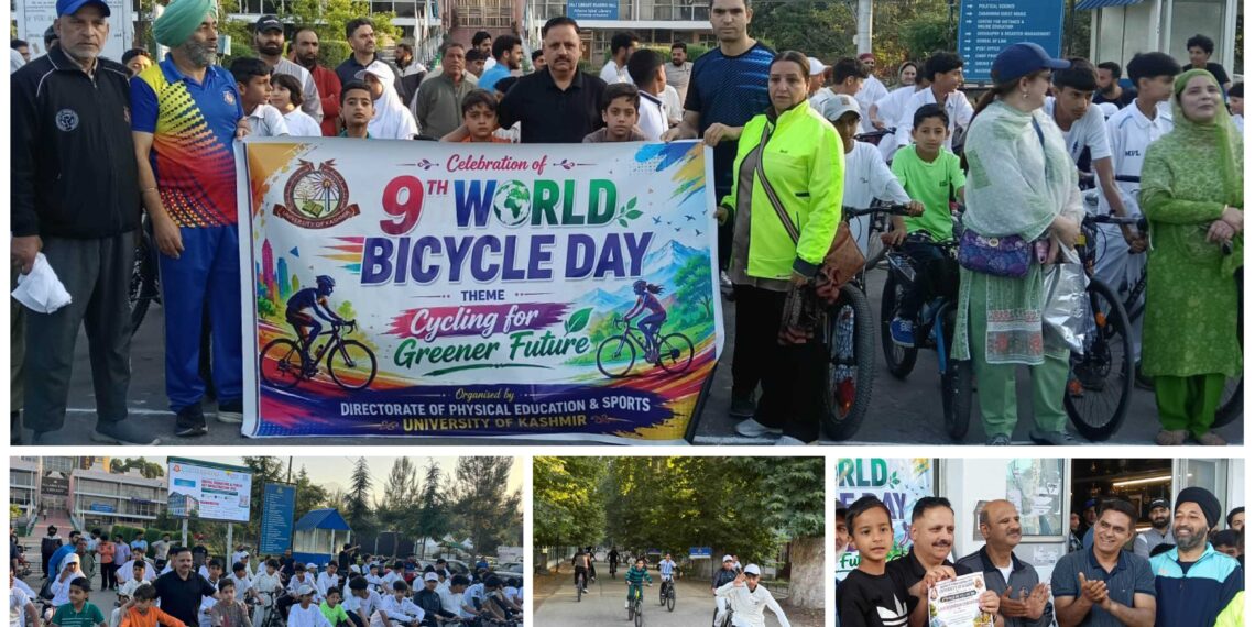 KU observes 9th World Bicycle Day