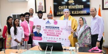 Omar inaugurates Free Breast Cancer Screening Seva in Sgr