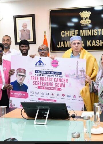 Omar inaugurates Free Breast Cancer Screening Seva in Sgr