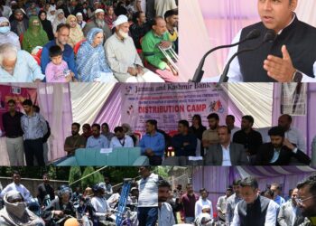 Prosthetic Aid Distribution camp organised in Anantnag