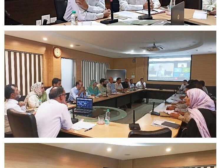 Director JKEDI chairs review meeting with DNOs, ROs, in-charge officers