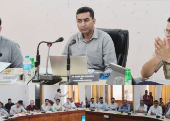 Dr Shahid Iqbal reviews NMJK campaign progress in Rajouri