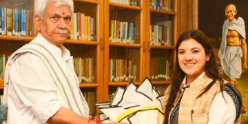 MP Khatana, MLA Nagrota call on LG Sinha
