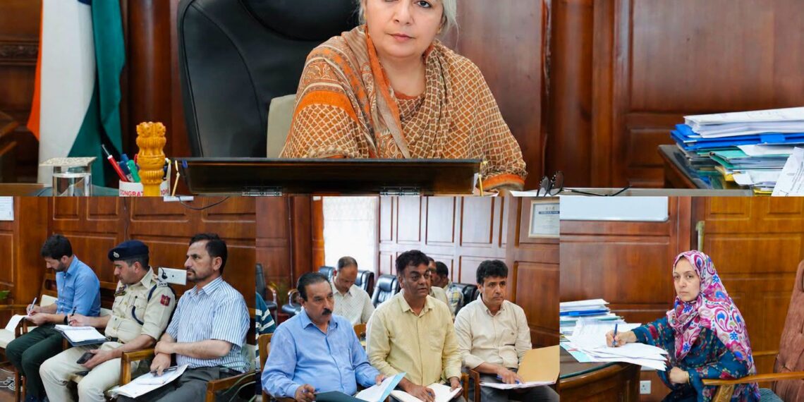 DC Bandipora reviews Road Safety Measures