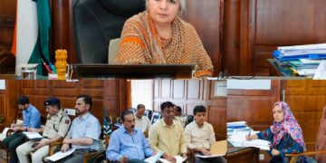 DC Bandipora reviews Road Safety Measures