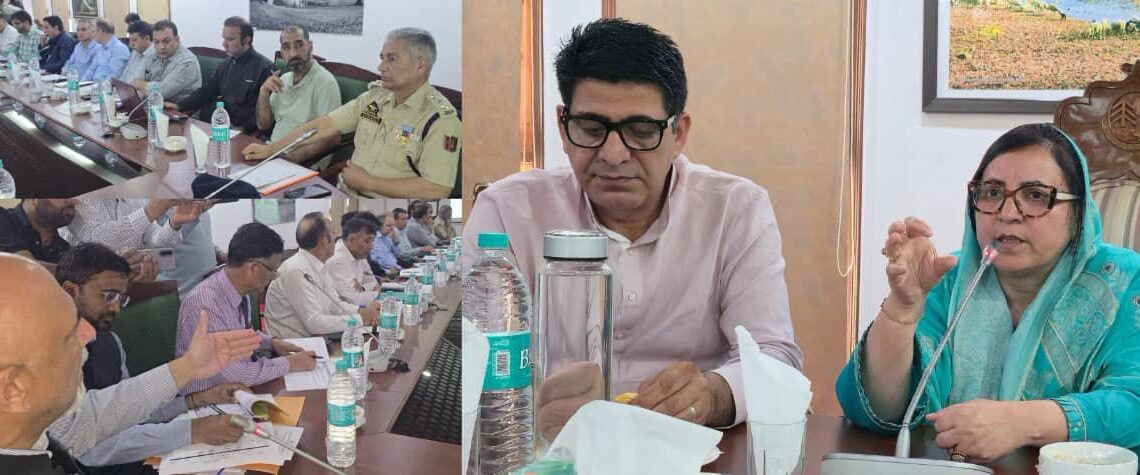 Amarnath Ji Yatra-2026 : Sakeena Itoo reviews medical preparedness in Pahalgam