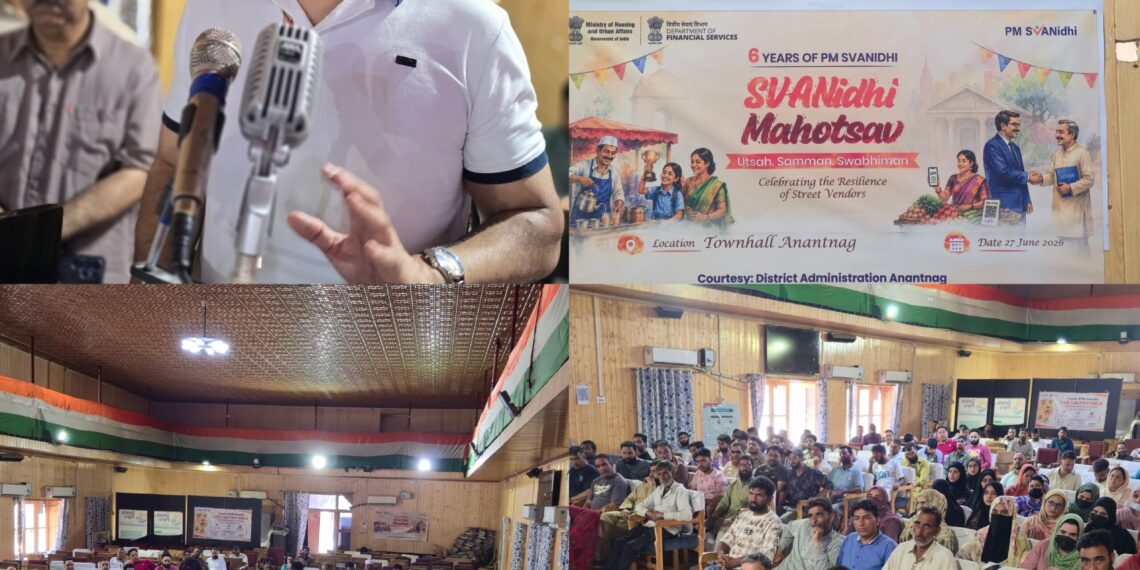 Awareness Program on “Svanidhi Se Samriddhi” organised in Anantnag