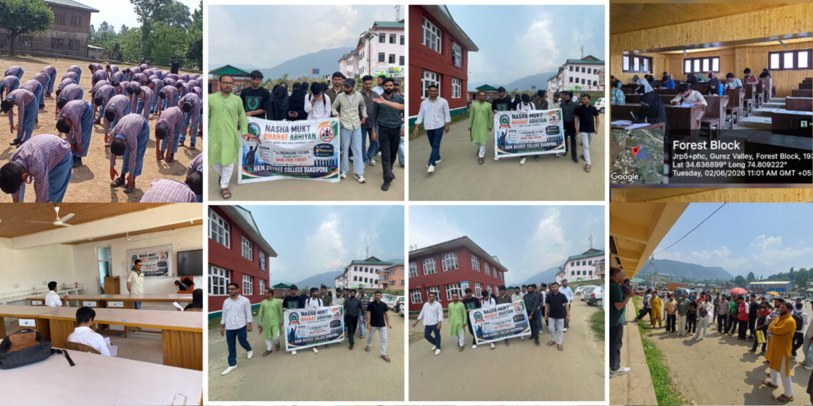 Nasha Mukt Bharat Abhiyan : Bandipora witnesses series of awareness programmes
